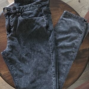 Eileen Fisher Gray VELVET Straight Leg Jeans